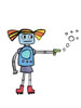 Hey, this gun only shoots bubbles!